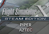 Microsoft Flight Simulator X: Steam Edition - Piper Aztec Dlc Steam Cd